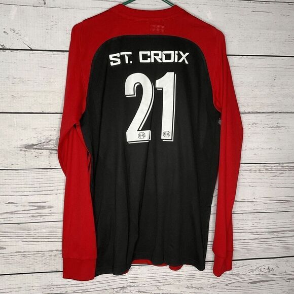 Sporting Kansas City St Croix Academy Men’s jersey shirt size Medium adidas Red - Picture 5 of 8